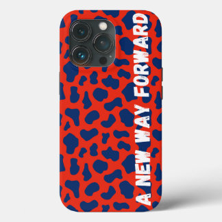 Case-Mate iPhone Case Tendance Rouge Bleu Bleu Poster de animal Tough Co