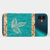 Coques Case-Mate iPhone Ténèbres Tendance Turquoise (Dos (Horizontal))