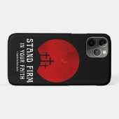 Coques Case-Mate iPhone Tenez ferme dans votre foi (Dos (Horizontal))