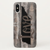 Coques Case-Mate iPhone TENNESSE rustique AMOUR en écriture (Dos)