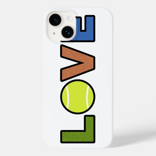 Coques Case-Mate iPhone Tennis Love Phone Case (Verso)