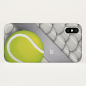 Coques Case-Mate iPhone Tennis personnalisé (Dos (Horizontal))