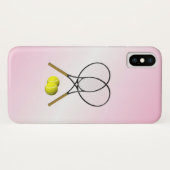 Coques Case-Mate iPhone Tennis Pink (Dos (Horizontal))
