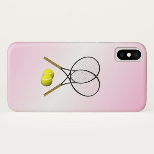 Coques Case-Mate iPhone Tennis Pink (Dos (Horizontal))