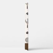 Coques Case-Mate iPhone Tennis Soft Rose & Brown Nom personnalisé Fille Sp (Verso / Droite)