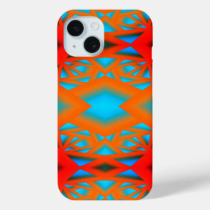 Coque Pour iPhone 15 Tequila Sunrise Ombre Art Abstrait géométrique