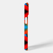 Coques Case-Mate iPhone Tequila Sunrise Ombre Art Abstrait géométrique (Verso / Droite)