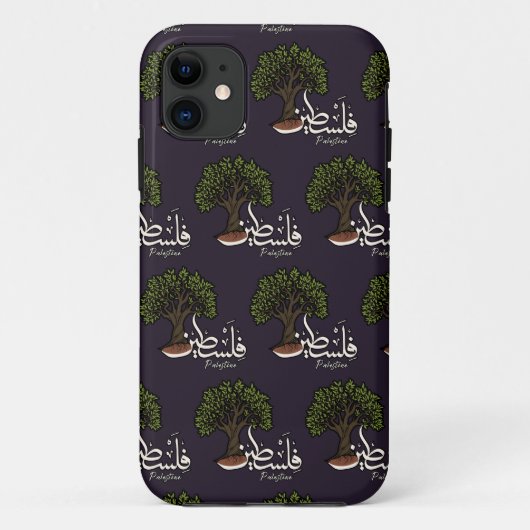 Coques Case-Mate iPhone Terme arabe palestinien avec Olivier palestinien (Dos)