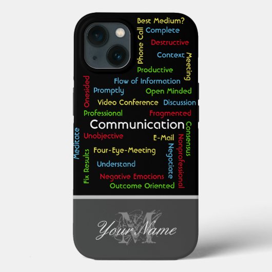 Coques Case-Mate iPhone Termes de communication pour les responsables de p (Verso)