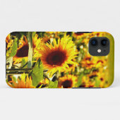 Coques Case-Mate iPhone Terrain de tournesol (Dos (Horizontal))