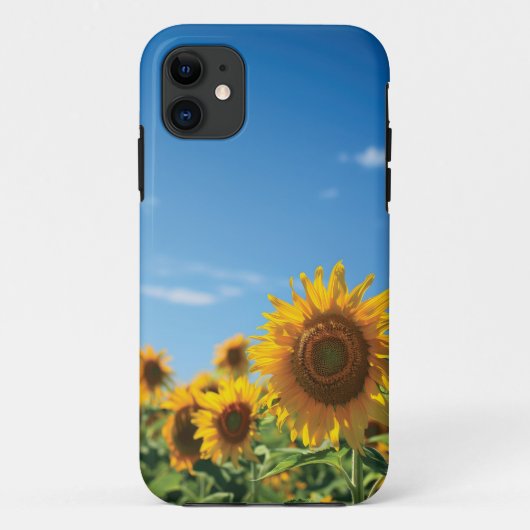 Coques Case-Mate iPhone Terrain de tournesol (Dos)