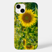 Coques Case-Mate iPhone Terrain de tournesol doré (Verso)