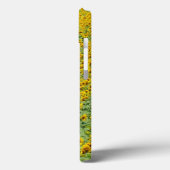 Coques Case-Mate iPhone Terrain de tournesol jaune (Verso / Gauche)
