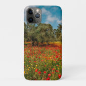 Coques Case-Mate iPhone terrain fleuri et arboré (Dos)