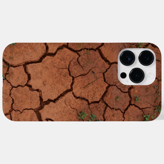 Coques Case-Mate iPhone terrain sec et fissuré (Verso (horizontal))