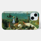 Coques Case-Mate iPhone Terrasse en bord de mer à Claude Monet (Verso (horizontal))