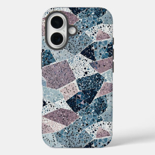 Coques iPhone 16 Terrazzo Conception abstraite