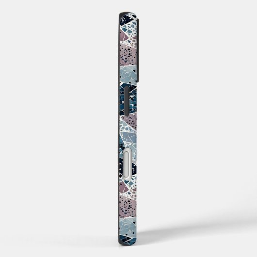 Coques Case-Mate iPhone Terrazzo Conception abstraite (Verso / Droite)