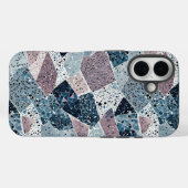 Coques Case-Mate iPhone Terrazzo Conception abstraite (Verso (horizontal))