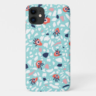 Case-Mate iPhone Case Terrazzo Funny Motif géométrique avec les yeux