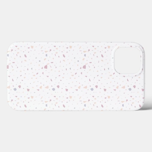 Coques Case-Mate iPhone Terrazzo Motif Neutre Naturel Élégant (Verso (horizontal))