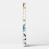 Coques Case-Mate iPhone Terrazzo motif sans couture. Design abstrait moder (Verso / Gauche)
