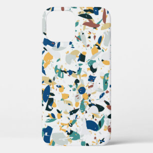 Case-Mate iPhone Case Terrazzo motif sans couture. Design abstrait moder