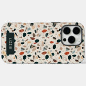 Coques Case-Mate iPhone Terrazzo personnalisé (Verso (horizontal))