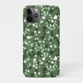 Coques Case-Mate iPhone Terrazzo vert et blanc Minimal moderne (Dos)