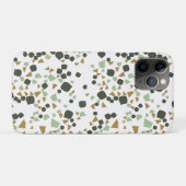 Coques Case-Mate iPhone Terrazzo vert et blanc Minimal moderne (Dos (Horizontal))
