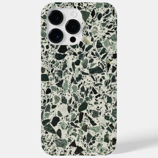 Coques Case-Mate iPhone Terrazzo Vert Moderne (Verso)