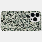 Coques Case-Mate iPhone Terrazzo Vert Moderne (Verso (horizontal))