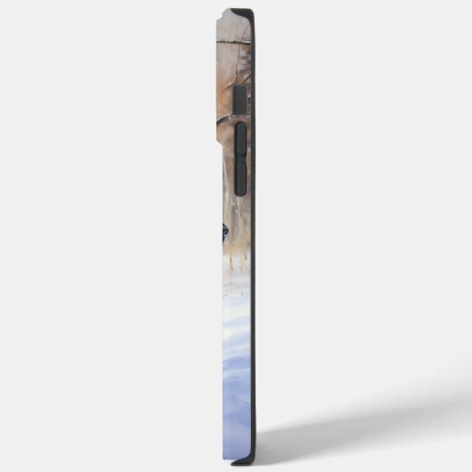 Coques Case-Mate iPhone Terre-Neuve Laissons neiger Noël (Verso / Gauche)