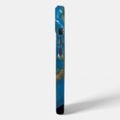 Coques Case-Mate iPhone Terre Pleine Avec Des Nuages Simulés Sur L'Amériqu (Verso / Gauche)