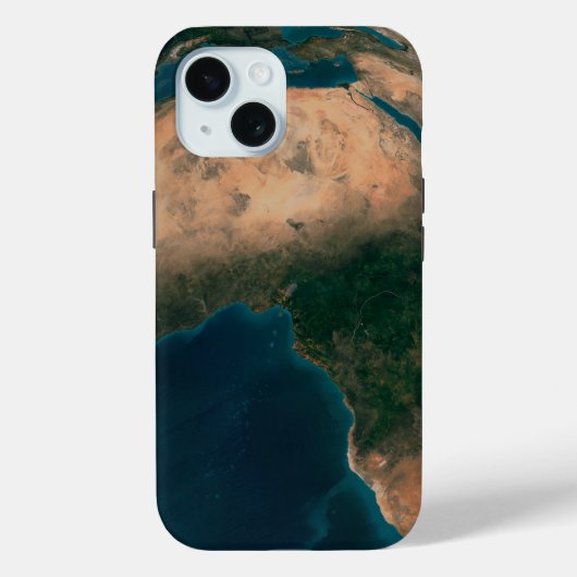 Coques Case-Mate iPhone Terre Pleine De L'Espace Au-Dessus Du Continent Af (Verso)