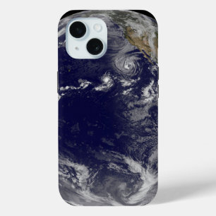 Coque Pour iPhone 15 Terre Pleine Montrant Diverses Tempêtes Tropicales
