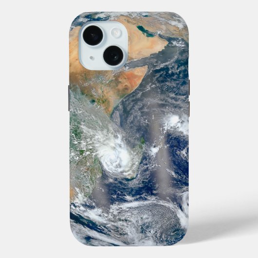 Coques Case-Mate iPhone Terre Pleine Montrant L'Hémisphère Est. (Verso)