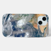 Coques Case-Mate iPhone Terre Pleine Montrant L'Hémisphère Est. (Verso (horizontal))