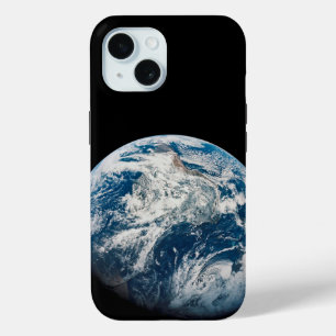 Coque Pour iPhone 15 Terre Tirée De L'Aollo 8 Spacecraft.