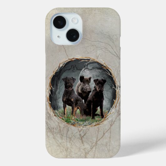 Coques Case-Mate iPhone Terrier de chasse allemand, Jagdterrier (Verso)