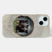 Coques Case-Mate iPhone Terrier de chasse allemand, Jagdterrier (Verso (horizontal))