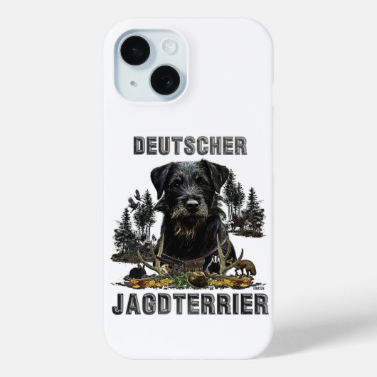 Coques Case-Mate iPhone Terrier de chasse allemand, Jagdterrier (Verso)