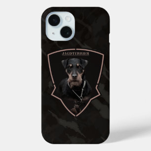 Coque Pour iPhone 15 Terrier de chasse allemand, Jagdterrier