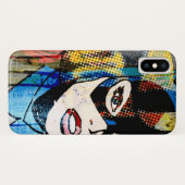 Coques Case-Mate iPhone Tête Batgirl (Dos (Horizontal))