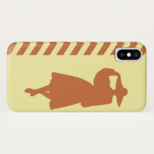 Coques Case-Mate iPhone Tête Crème Neutre Chevrons Mode (Dos (Horizontal))