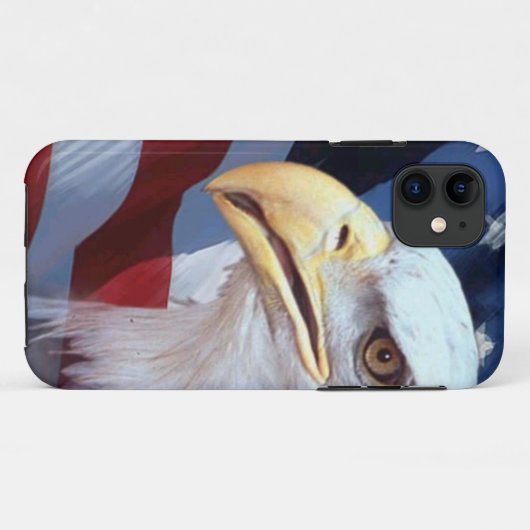 Coques Case-Mate iPhone tête d'aigle chauve (Dos (Horizontal))