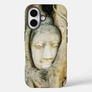 Coques iPhone 16 Tête de Bouddha dans le Fig Tree .. Ayutthaya, Tha