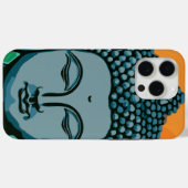 Coques Case-Mate iPhone Tête de bouddha zen (Verso (horizontal))