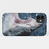 Coques Case-Mate iPhone Tête de grand requin blanc (Dos (Horizontal))