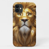 Coques Case-Mate iPhone Tête de lion doré superbe (Dos)